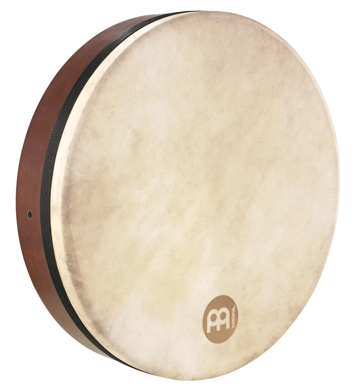 Meinl Percussion Celtic Bodhran Instrument - Large Hand Drum with Cross Braces and Goat Skin - 18 Inches - Tunable - Siam Oak, Brown (FD18BO)