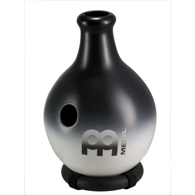 Meinl Percussion Fiberglass Liquid Ibo - Instrument with water-filled Bottom - Fiberglass, Multicoloured (ID9BK/WH)