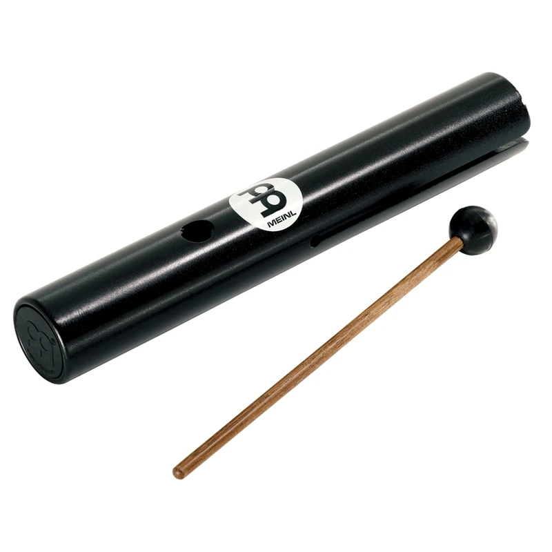 Meinl Percussion WahWah Tube Instrument - Tubular Percussion Instrument - Length 32 cm - Including Rubber Mallet - Steel, Nickel (WW2BK)