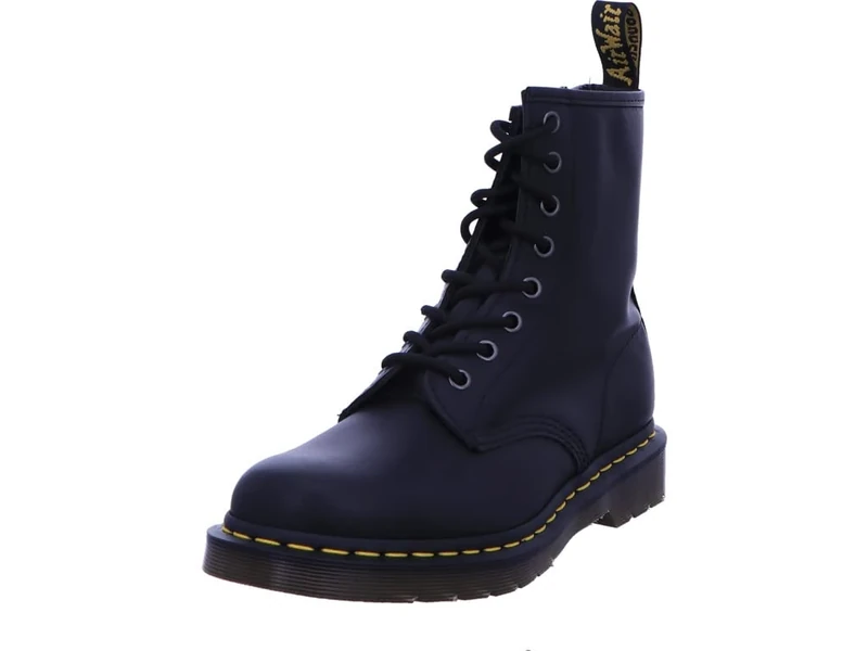 Dr. Martens Men's 8 Eye Boot Sneaker, Black Nappa, 6.5 UK