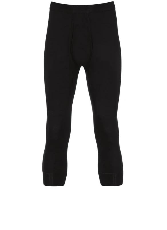 Trigema Men's Thermal Underwear Bottoms (Pack of 2) - Black - Small - Image 1
