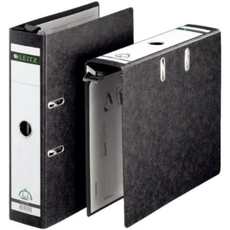 Leitz Lever Arch Suspension File, Foolscap, Holds Up to 600 Sheets, Pack of 5, Black, 65210095