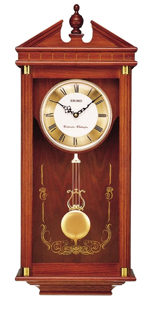SEIKO Wall-Clock, Wood, Oak, One Size