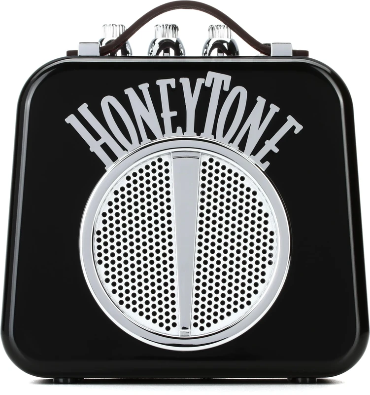 Danelectro Honeytone N-10 Guitar Mini Amp, Black with belt clip