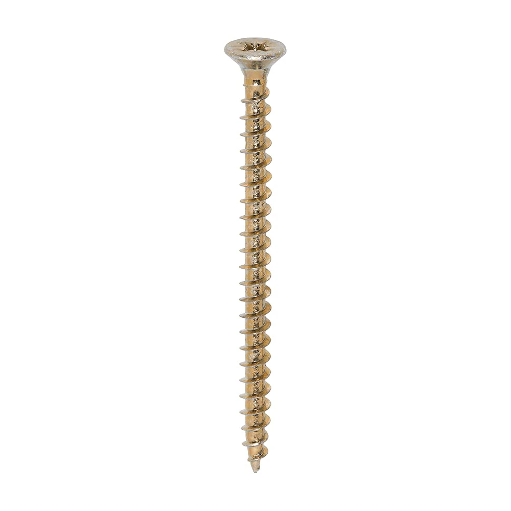 TIMCO Solo Chipboard & Woodscrews - PZ - Double Countersunk - Gold - 5.0 x 70 - Box of 200