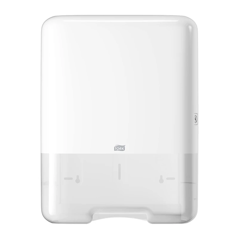 Tork Singlefold/C-Fold Hand Towel Dispenser 553000 - H3 Paper Towel Dispenser - Slim, One-at-a-Time Dispensing, White