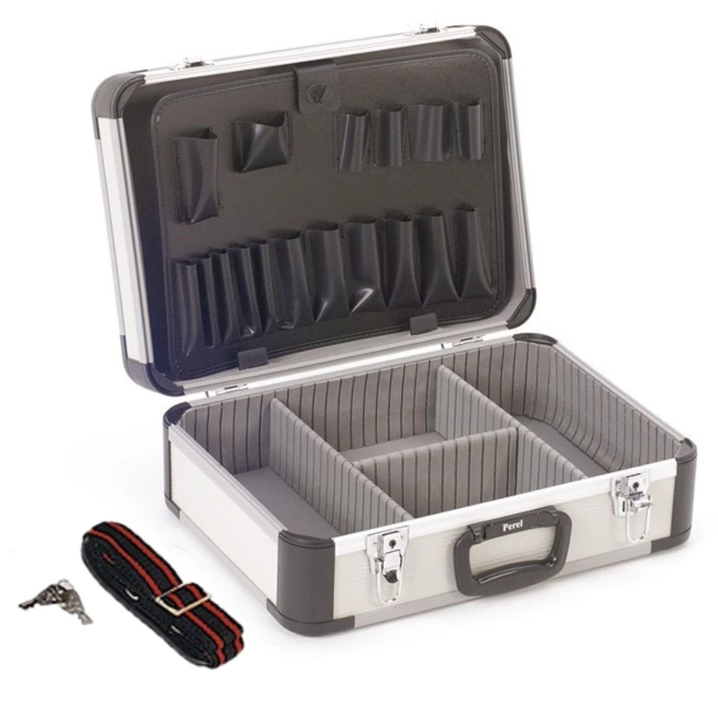 Perel 1819-3 Aluminium Tool Case - Image 1
