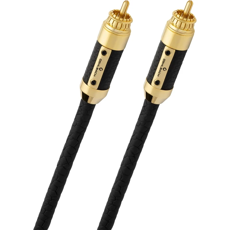 Oehlbach XXL Black Connection HPOCC Digital Audio Cable RCA 0.5 m