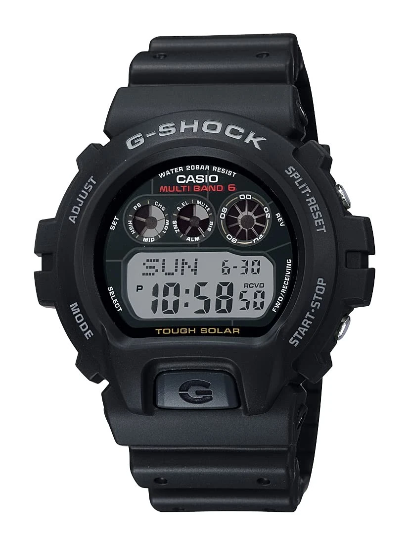 Casio Men's G-Shock GW6900-1 Tough Solar Sport Watch, Black, Military