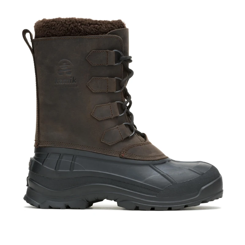 Kamik ALBORG, Mens Warm lined Snow boots , Brown (Gau_Gaucho Brown), 6 UK (40 EU)