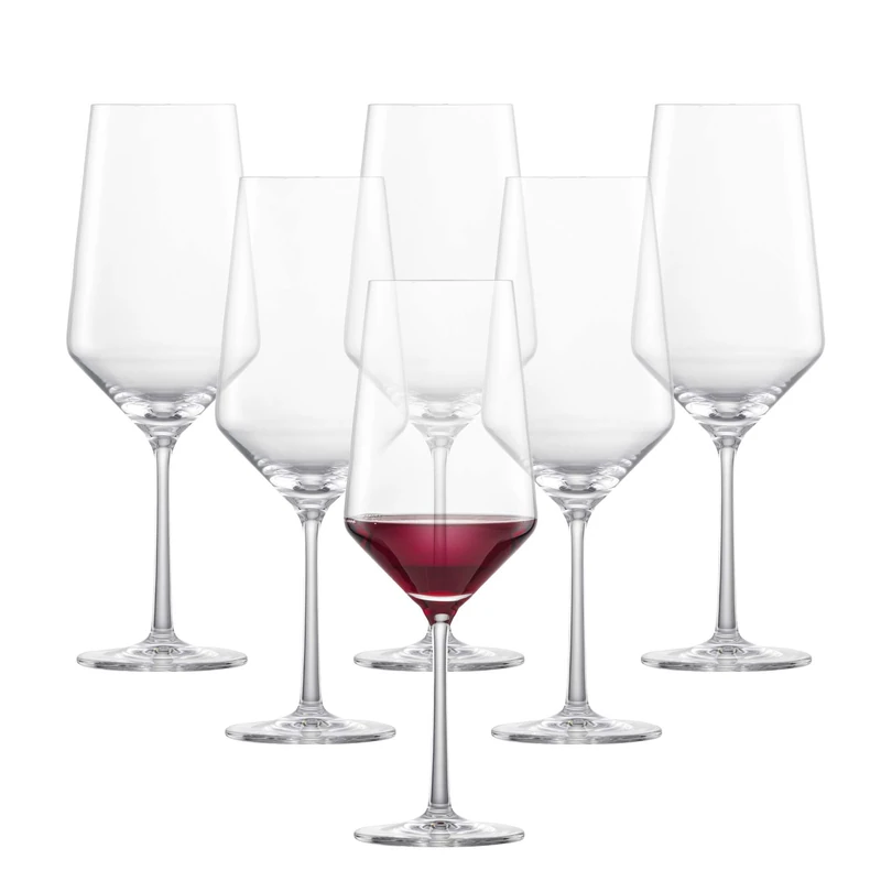 Schott Zwiesel 7544403 Pure Bordeaux 130 Crystal Wine Glass, 6-Piece