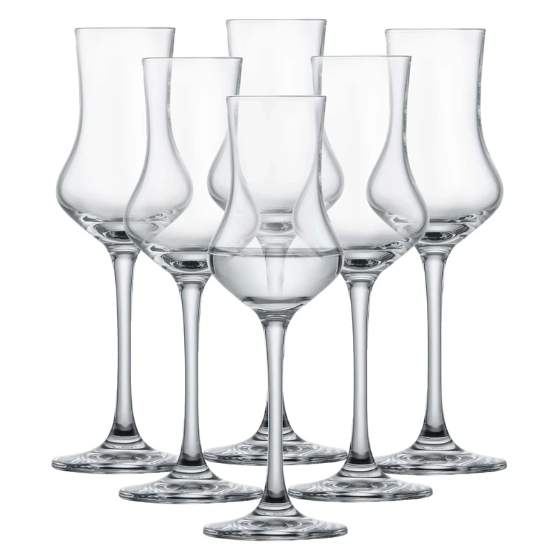 Schott Zwiesel Tritan Crystal Glass Classico Stemware Collection Fruit Brandy/Grappa Cocktail Spirits Glass, Set of 6