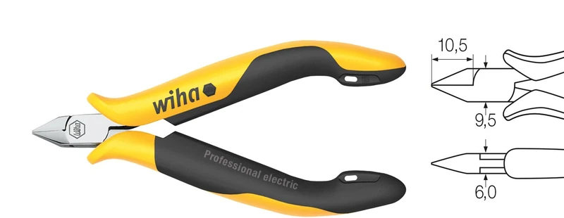 Zijkniptang Prof ESD 115mm z inkeping