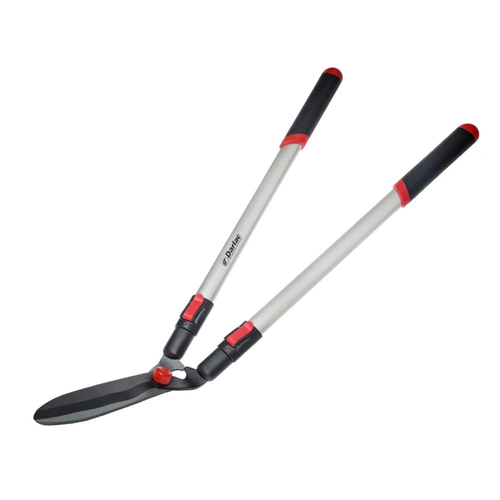 Darlac Telescopic Lawn Shear – Incredibly Lightweight & Razor Sharp – Flip-Lok Action Extendable Handles – Ideal Grass Cutter & Lawn Edging Tool – Blade 230mm Approx