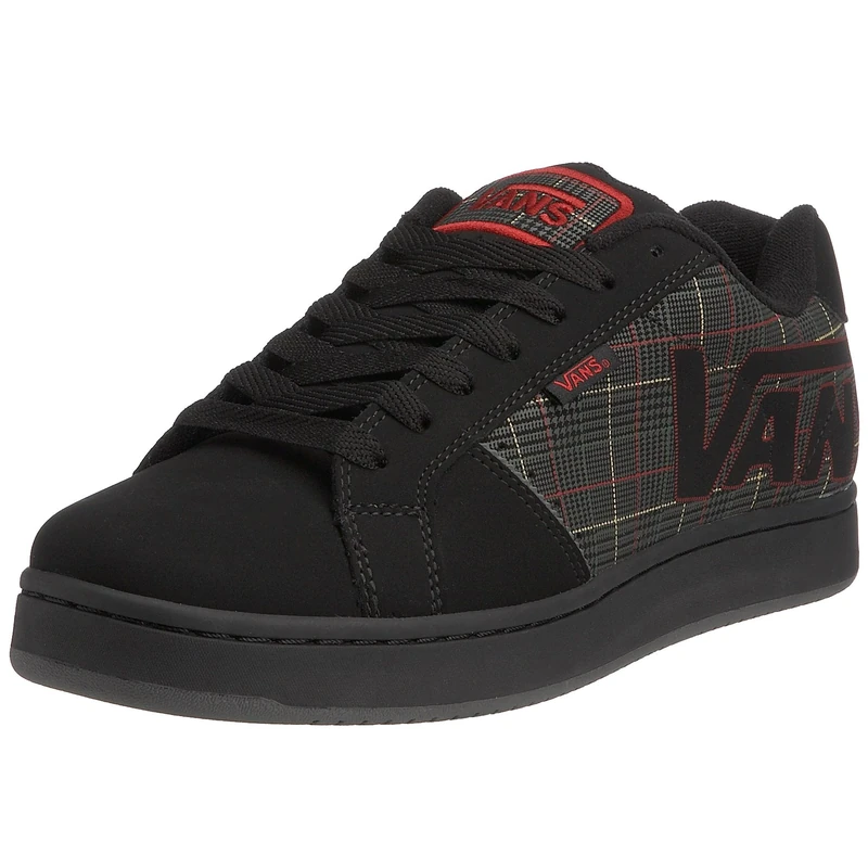 Vans Men's Widow Skateboarding Shoe (houndplaid) Black/Black VDE14E3 6 UK - Image 1