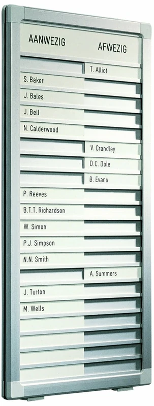 Legamaster 7-622200 Professional in-and-Outboard for 20 People 26 x 54 cm Anodised Aluminium