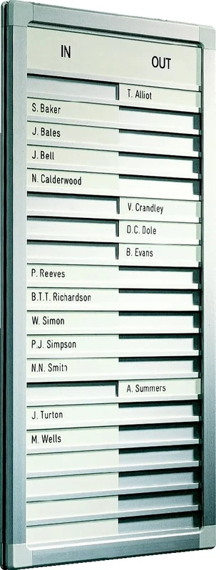 Legamaster 7-622300 Professional in-and Outboard for 30 People 26 x 77 cm Anodised Aluminium