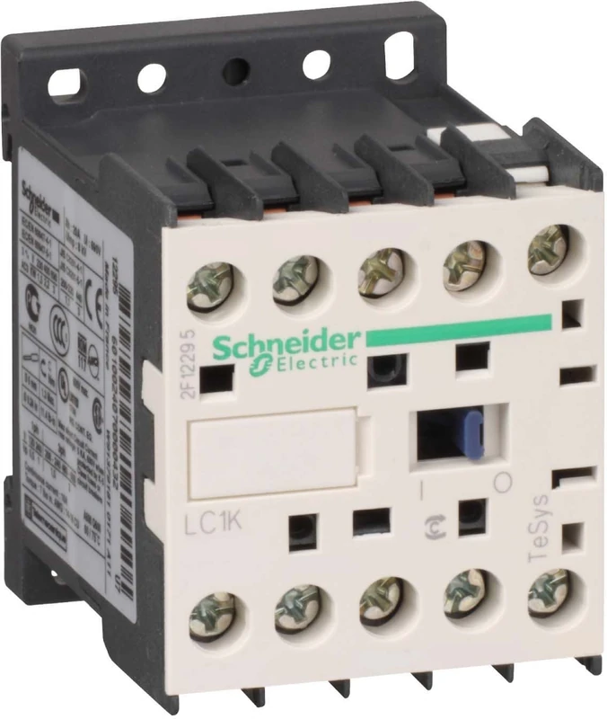 Schneider LC1K0910Q7 9 A TeSys 3P AC3 AC Coil K Contactor, 380 V, White