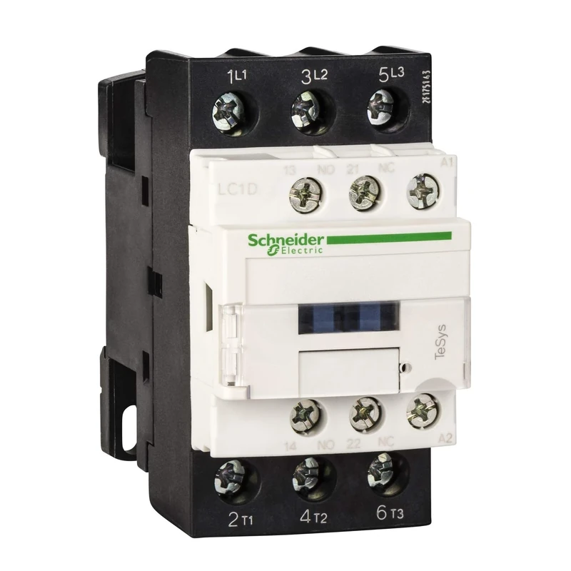 Schneider Electric TeSys Deca contactor,3P(3NO),AC-3/AC-3e,=440V 32A,400V AC 50/60Hz coil,LC1D32V7