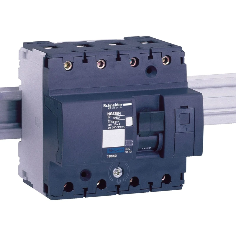 Schneider Electric 18656 MINIATURE CIRCUIT BREAKER MULTI 9 NG125N, White