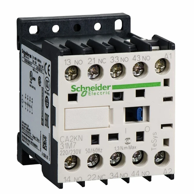 Schneider Electric TeSys K control relay - 3 NO + 1 NC - = 690 V - 220...230 V AC coil