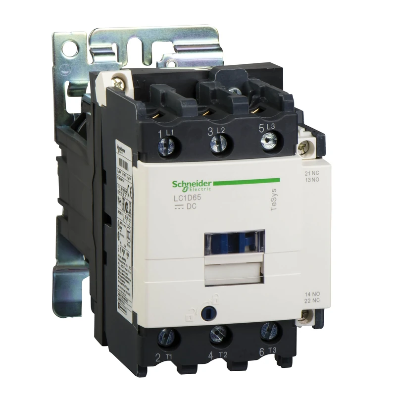 Schneider Electric TeSys D contactor - 3P(3 NO) - AC-3 - = 440 V 80 A - 220 V DC standard coil