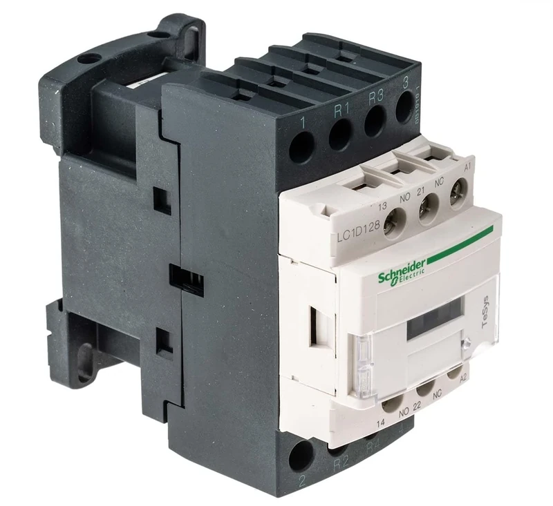 Schneider Electric, TeSys D contactor - 4P(2 NO + 2 NC) - AC-1 - <= 440 V 25 A - 110 V AC coil, LC1D128F7