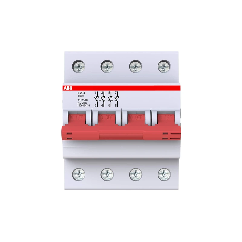 E204/100R COMPACT ISOLATOR 4P 100A