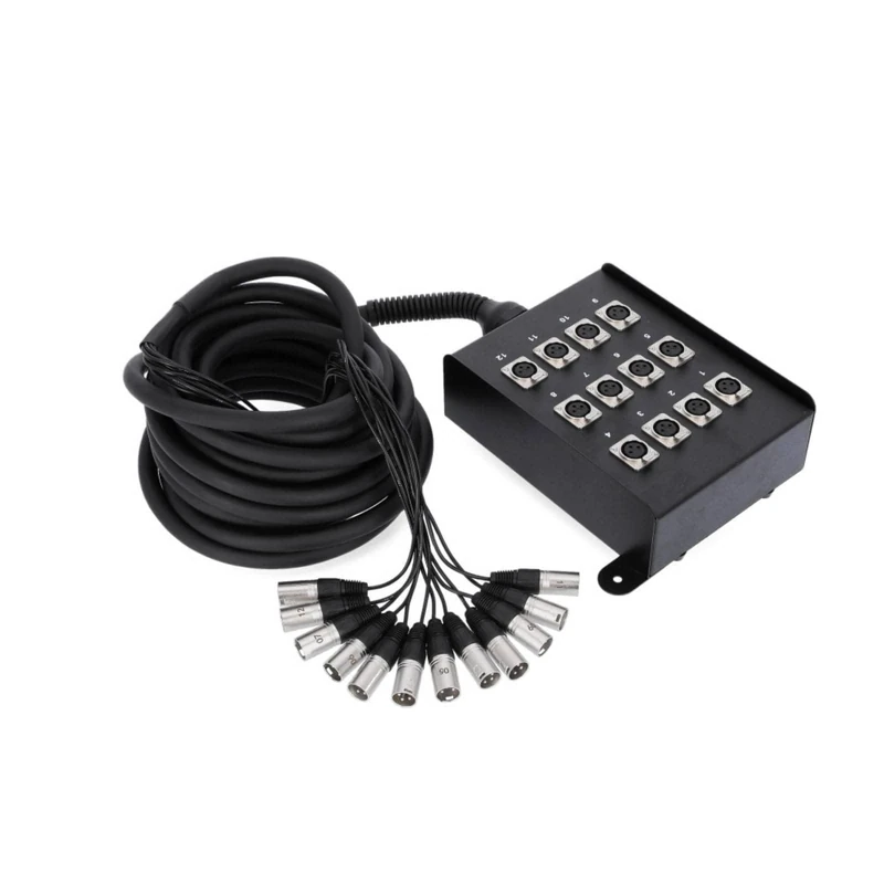 Adam Hall 10m Cables Stage Box 12/0