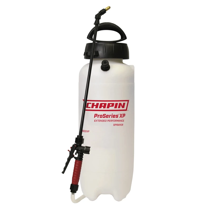 Chapin International 26031XP Chapin ProSeries Poly Sprayer for Fertilizer, Herbicides and Pesticides, 3-Ga, 3-Gallon, Translucent White