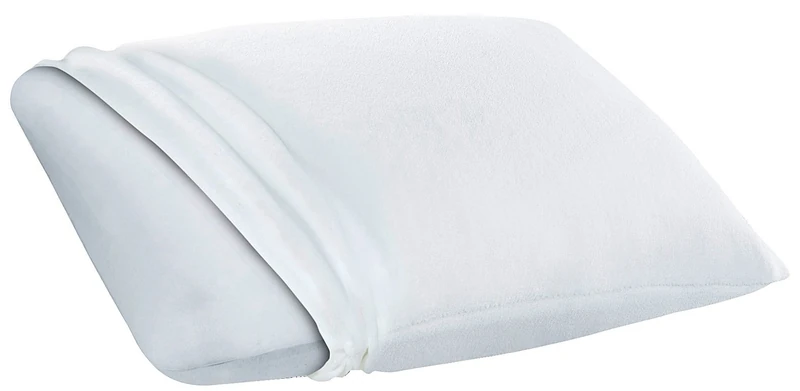 Sleep Innovations Classic Memory Foam Pillow, Standard Size, Head and Neck Alignment, Side, Stomach, and Back Sleepers, Medium Support - Image 1