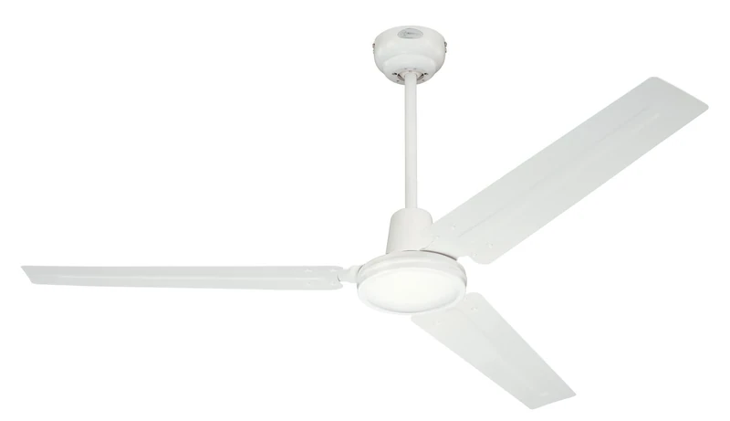 72268 Westinghouse 142 cm White Indoor Ceiling Fan, Light Kit with Opal Frosted Glass