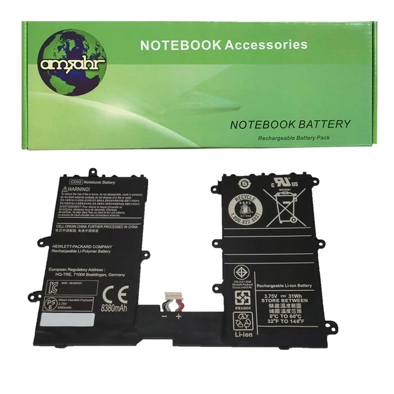 Amsahr HPCD02031-02 Replacement Battery for HP Series