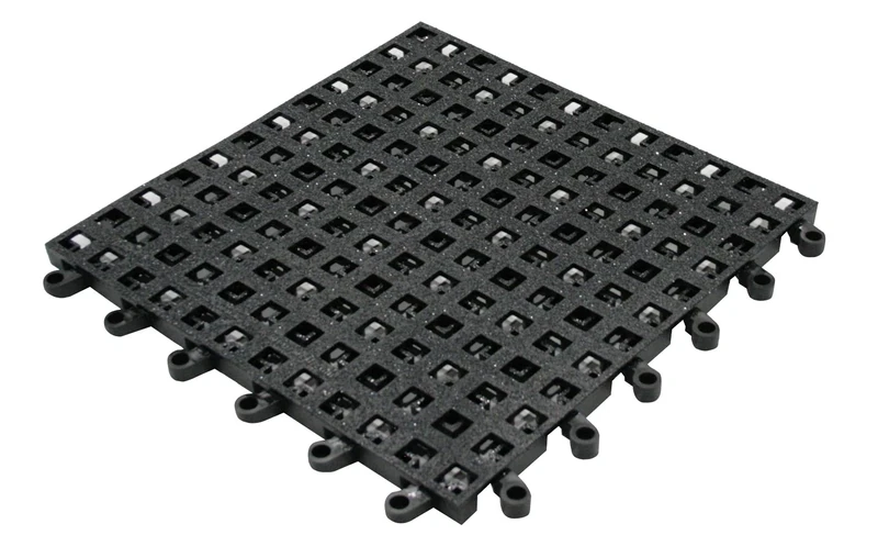 Wearwell 561.78x18x18BK-CS10 ErgoDeck Mat, Open Grid, Heavy Duty, 46 cm x 46 cm, Black (Pack of 10)