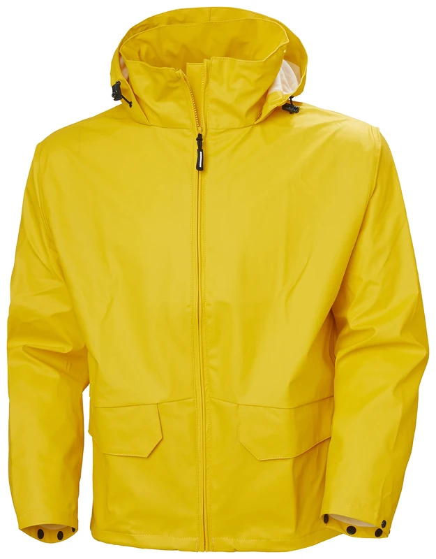 Helly Hansen Workwear Men's Voss Rain Jacket – Waterproof Windproof Workwear Shell