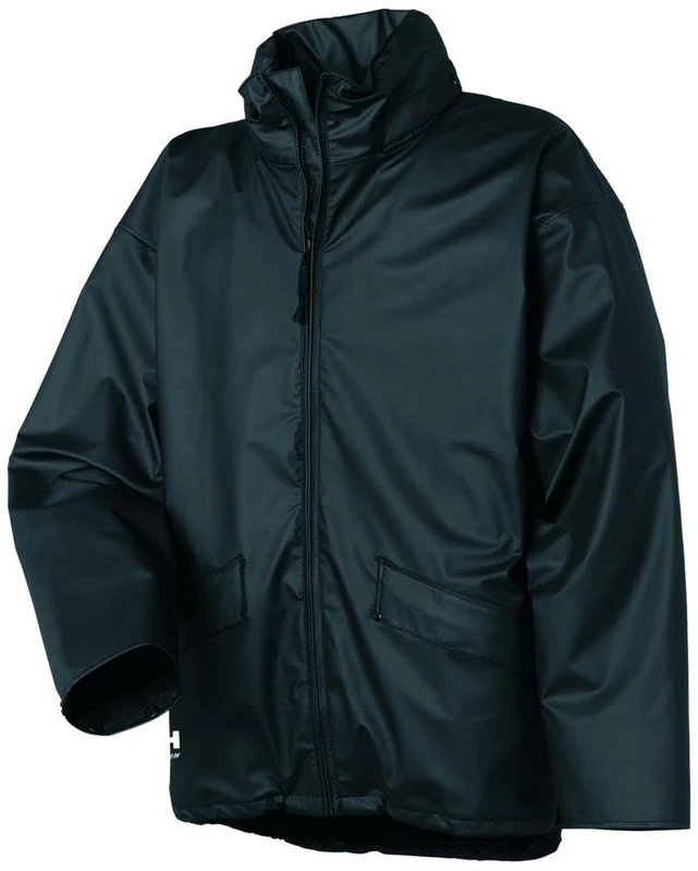 Helly Hansen Workwear Men's Voss Rain Jacket – Waterproof Windproof Workwear Shell