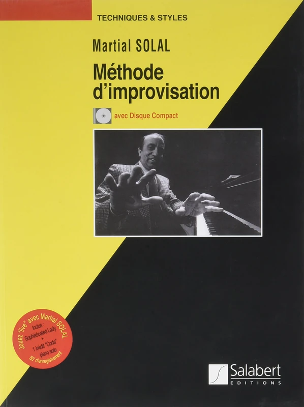 MARTIAL SOLAL - METHODE D' IMPROVISATION RECUEIL + SUPPORT AUDIO - Image 1