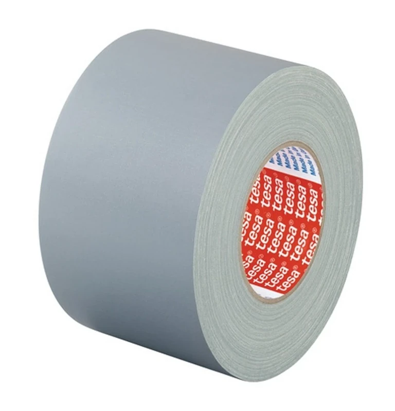 Tesa 4651-538-00 "Premium" Cloth Tape, Grey, 50 m x 50 mm