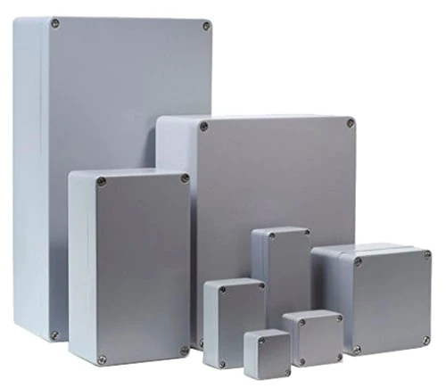 Bernstein 801100017 CA-280 Aluminum Enclosure Surround, Industrial, 160 mm x 160 mm x 90 mm Size - Image 1
