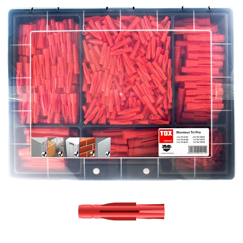 TOX standard assortment Tri Pro Monteur 845 pcs, 01090001