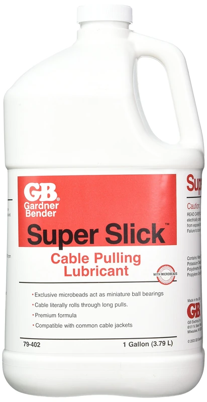 Gardner Bender 79-402 Super-Slick Cable Pulling Lubricant, Jug, White