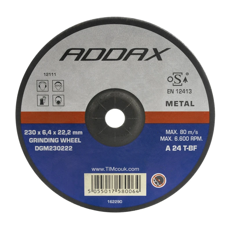 TIMCO Addax Flat Metal Cutting Disc - 230 x 3.2 x 22.2mm - Pack of 25