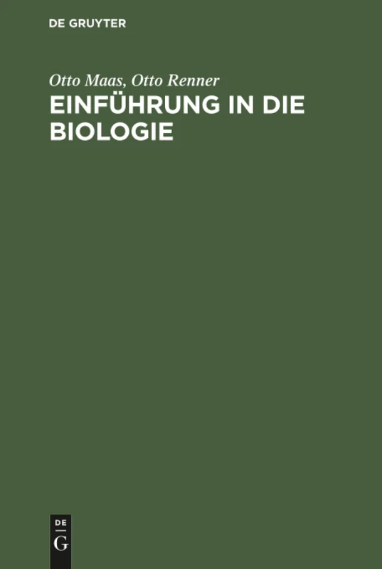 Einführung in die Biologie