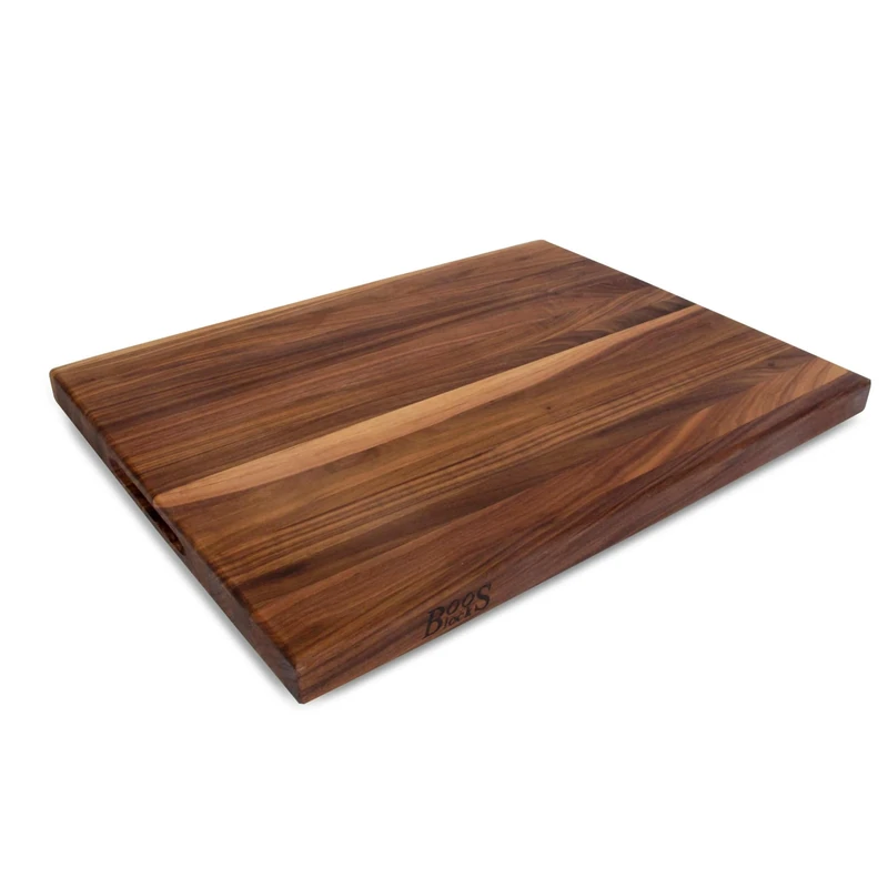 Boos Block Walnut Chopping Board - Thick Wooden Butchers Block - Safe for Food Preparation - Extra Large - 24 x 18 x 1.5 Inches