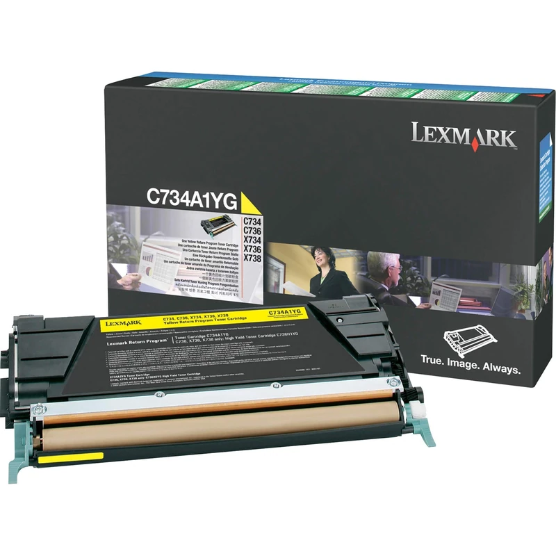Lexmark - Toner cartridge - 1 x yellow - 6000 pages - LCCP, LRP
