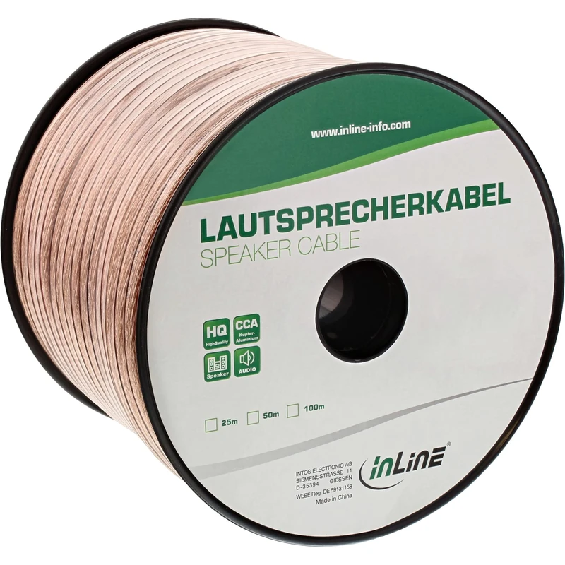InLine Speaker Cable 50 m - Image 1