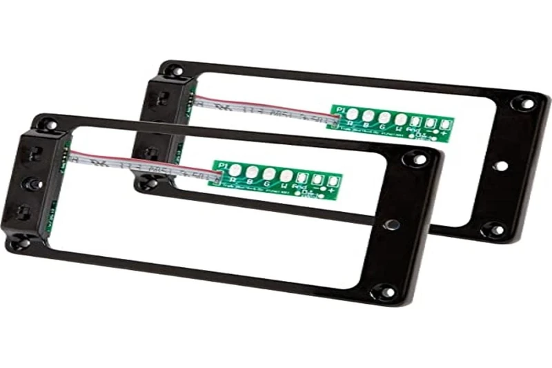 Seymour Duncan Ssts 1S Blk Triple Shot Switching Humbucker Pickup Mounting Ring Set Spacing, Black
