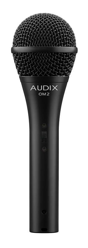 AUDIX AX OM2S Dynamic Vocal Microphone with On/Off Switch – Live Sound, Studio & Rehearsal Mic with High SPL Handling
