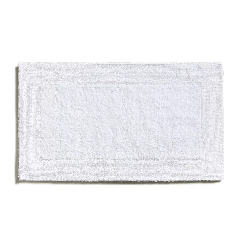 Möve Loft tufted bath mat 60 x 100 cm made of 100% cotton, Snow