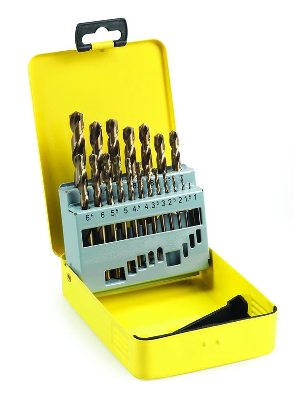 TIMCO Ground Jobber Drills Set - 1-10mm - Cobalt M35 19pcs